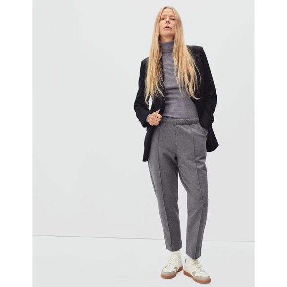 Everlane Pants - Everlane The Dream Pant Heathered Charcoal Gray Pull On Pockets L